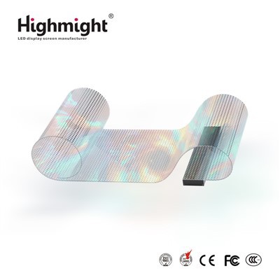 Hochtransparenter LED-Kristallfolienbildschirm