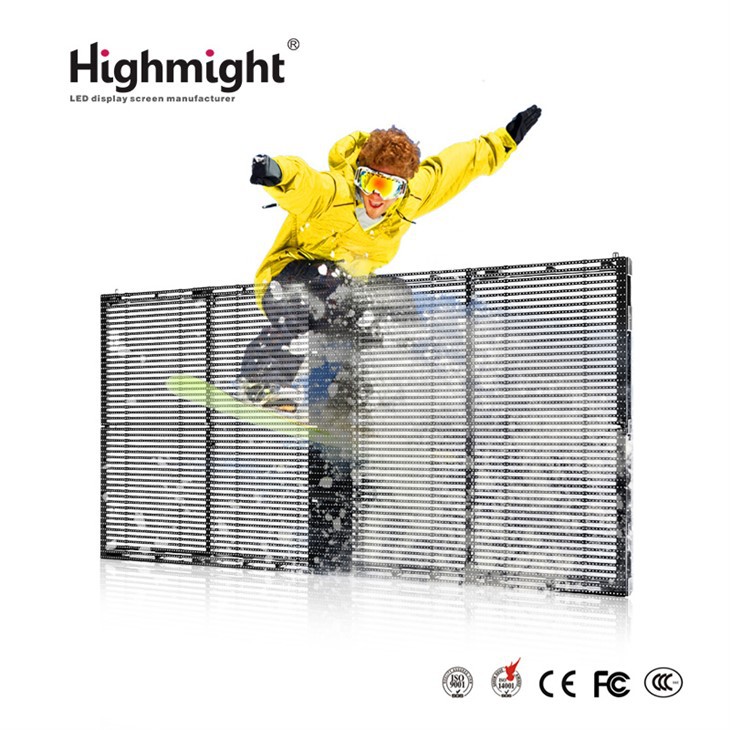 Transparent LED Advertising Screen